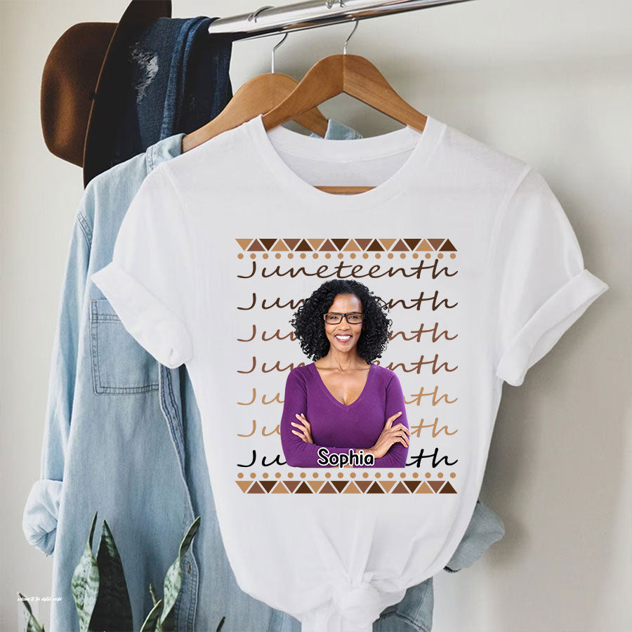 Personalized Shirt - Juneteenth T Shirt, Black Women's Juneteenth T Shirt, Juneteenth Shirt Ideas, Black History Gift For Black Woman