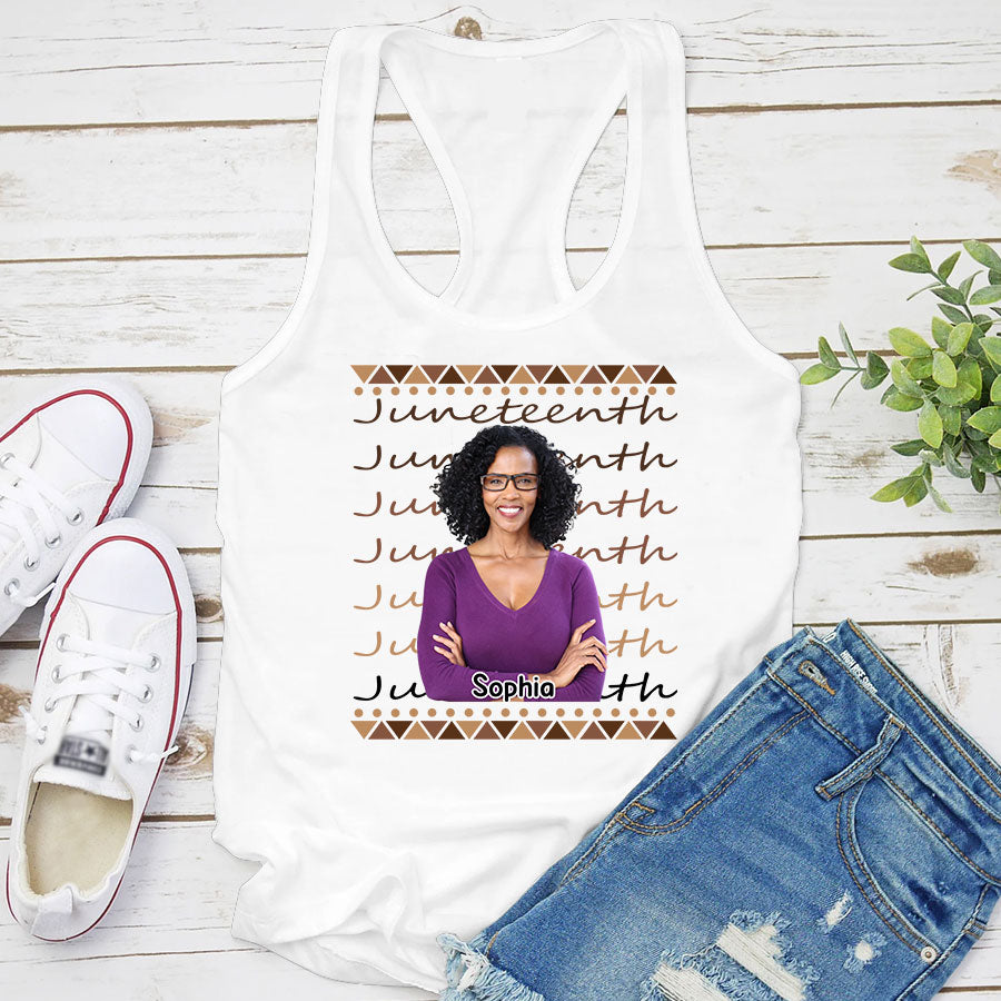 Personalized Shirt - Juneteenth T Shirt, Black Women's Juneteenth T Shirt, Juneteenth Shirt Ideas, Black History Gift For Black Woman