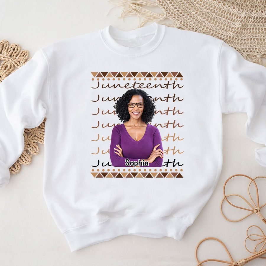 Personalized Shirt - Juneteenth T Shirt, Black Women's Juneteenth T Shirt, Juneteenth Shirt Ideas, Black History Gift For Black Woman