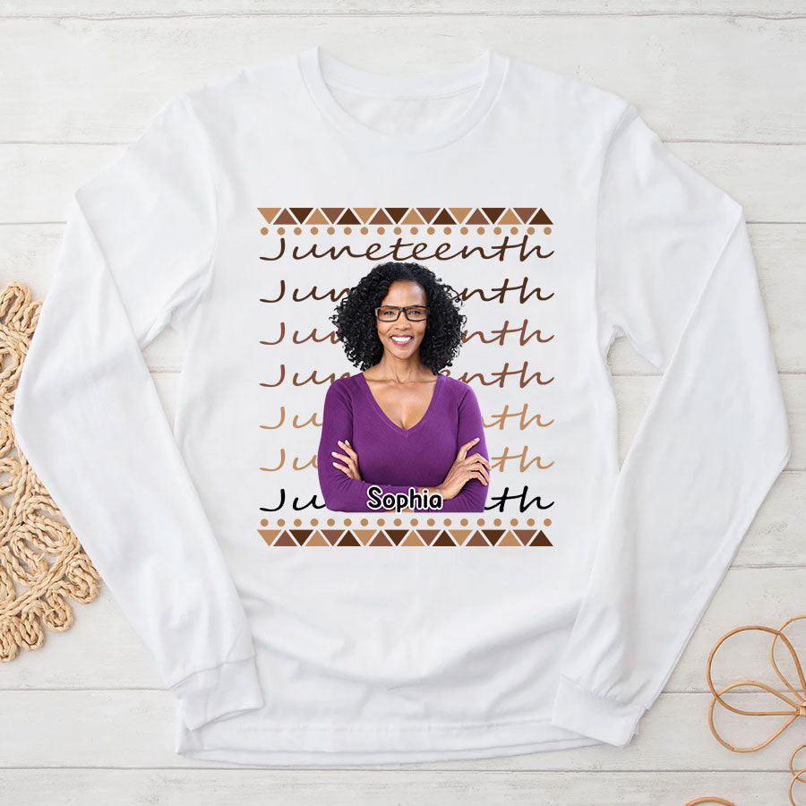 Personalized Shirt - Juneteenth T Shirt, Black Women's Juneteenth T Shirt, Juneteenth Shirt Ideas, Black History Gift For Black Woman