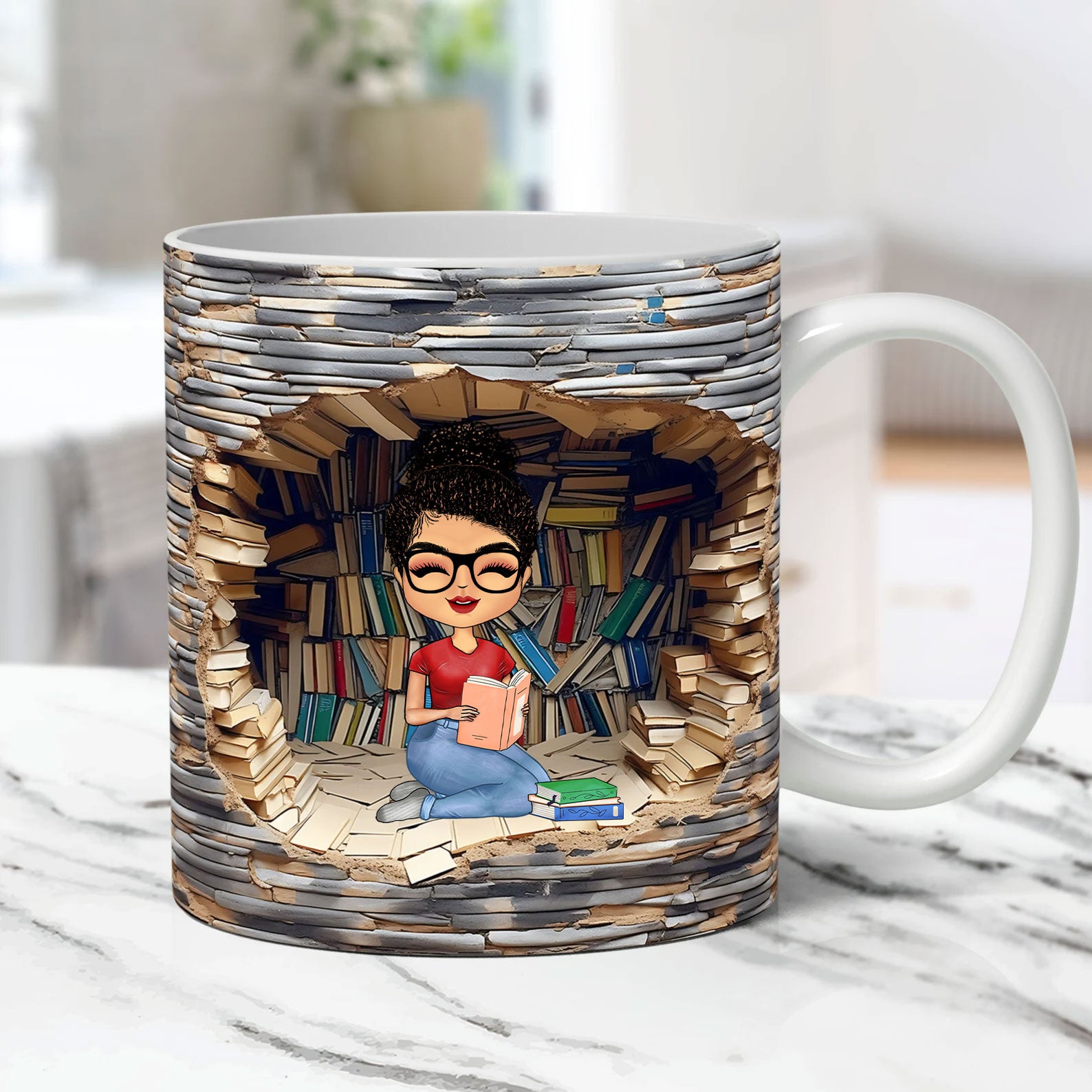 Personalized Mug For Book Lovers, Reading Gifts For Women