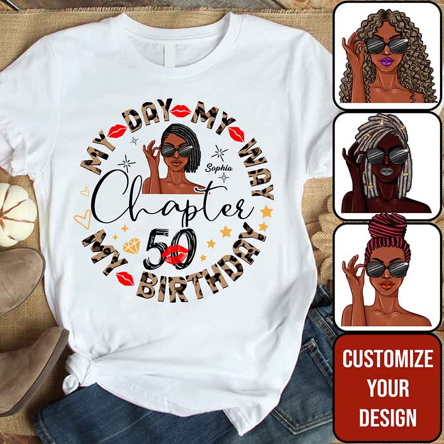 50th Birthday Shirts, Custom Birthday Shirts, Turning 50 Shirt For Women, Turning 50 And Fabulous Shirt, 1974 Shirt, Best Gifts For Women Turning 50-YPT-ALK