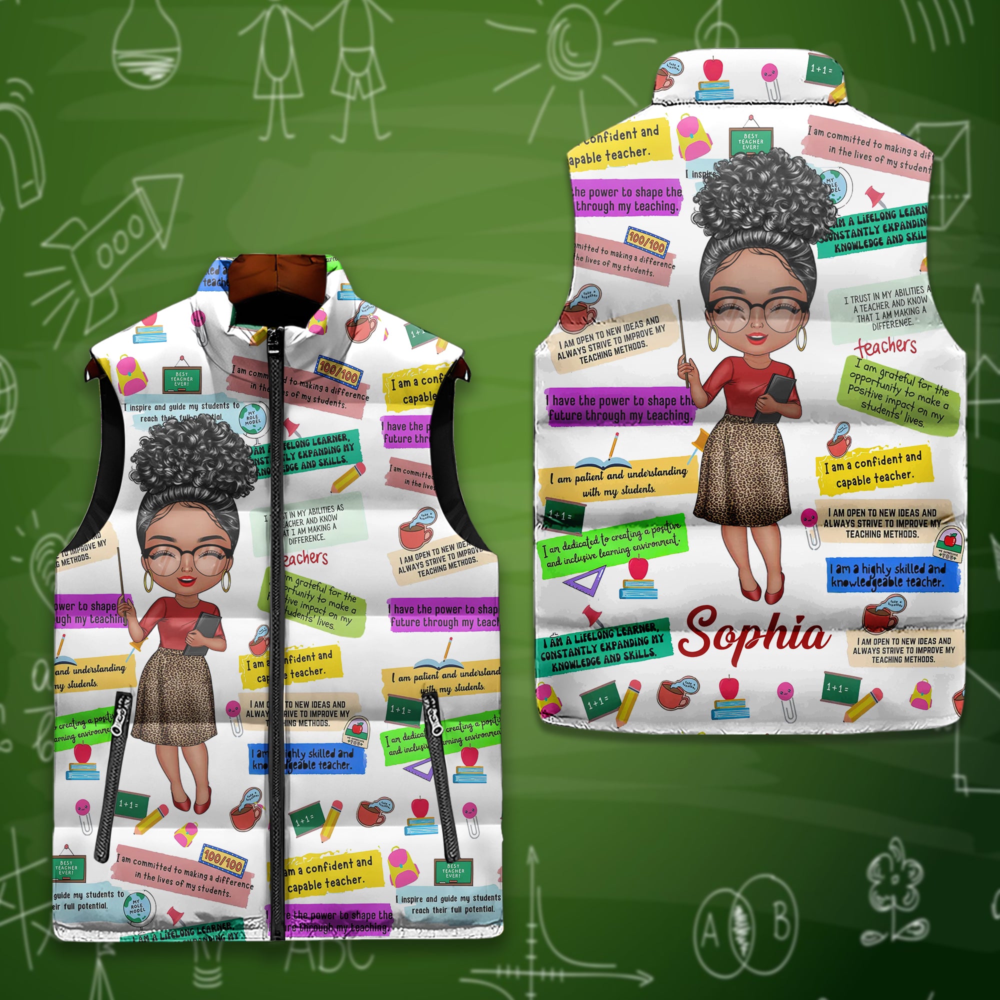 Puffer Vest -Personalized Gift Ideas For Teacher