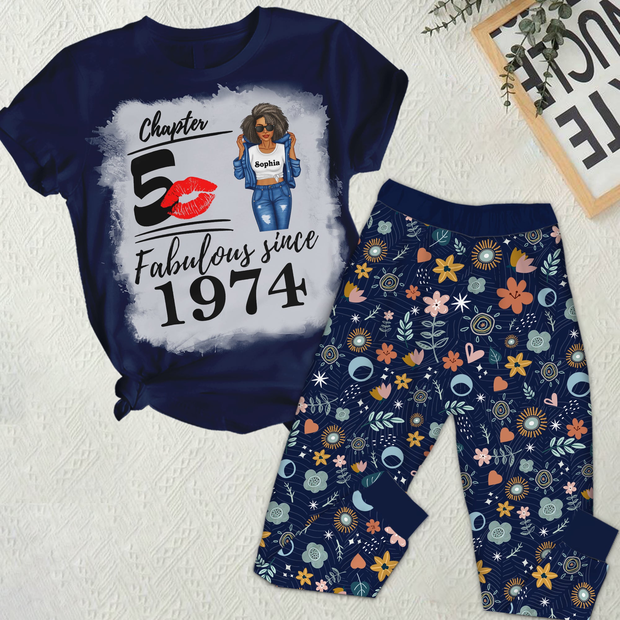 Premium Pajamas Set - Gift Ideas For 50th Birthday, 1974 Birthday Gifts Ideas, Gift Ideas 50th Birthday Woman-ALK