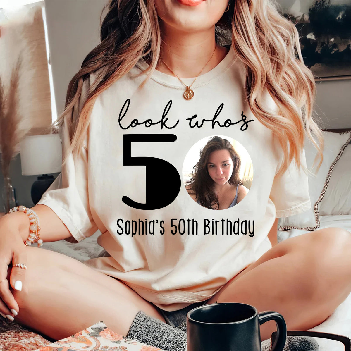 50th Birthday Shirts, Custom Birthday Shirts, Turning 50 Shirt, Gifts For Women Turning 50, 50 And Fabulous Shirt, 50th Birthday Shirts For Her-YPT-ALK