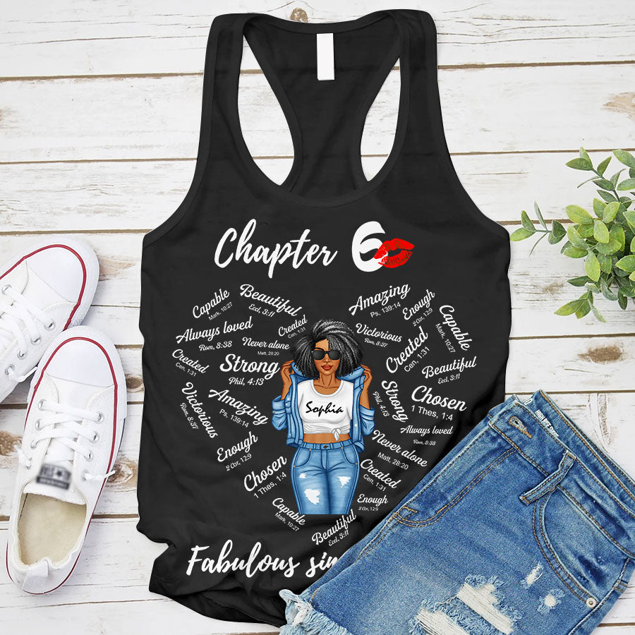 Chapter 60 Fabulous Since 1966 60th Birthday Unique T Shirt For Woman, Her Gifts For 60 Years Old , Turning 60 Birthday Cotton Shirt-TLQ