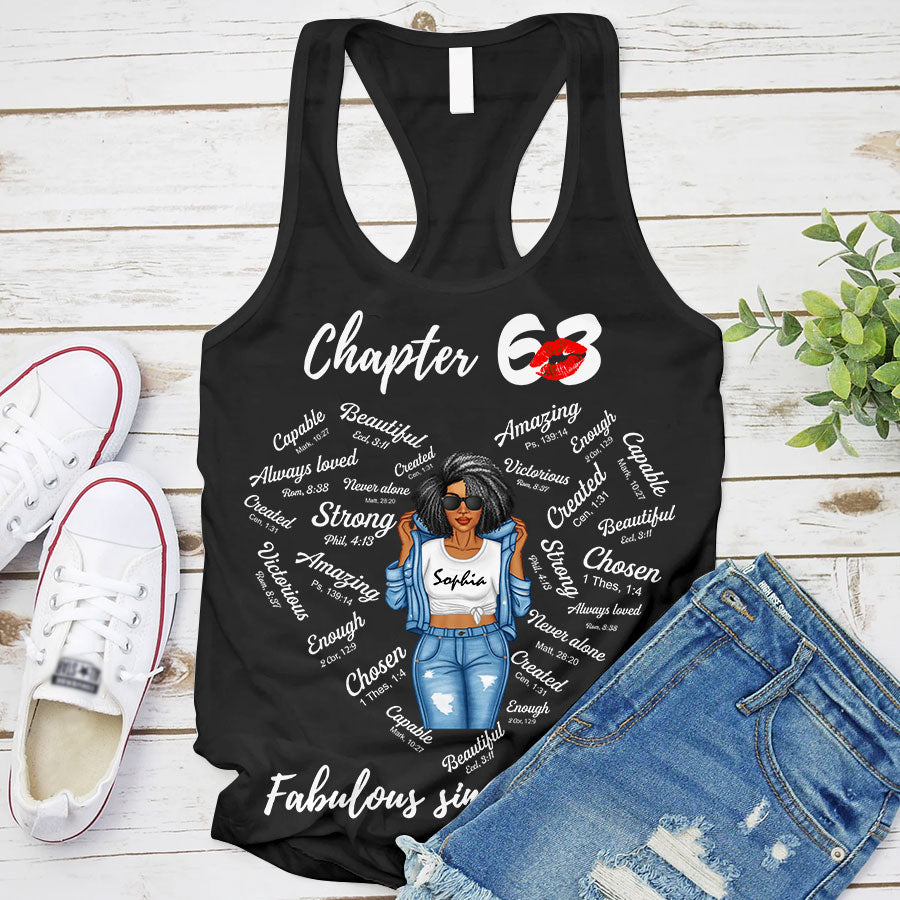 Chapter 63 Fabulous Since 1963 63rd Birthday Unique T Shirt For Woman, Her Gifts For 63 Years Old , Turning 63 Birthday Cotton Shirt-TLQ