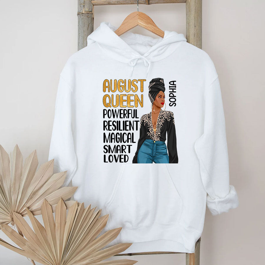 August Birthday Shirt, Custom Birthday Shirt, Queens are Born In August, August Birthday Shirts For Woman, August Birthday Gifts