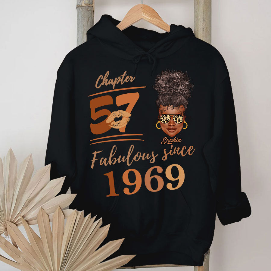 Chapter 57, Fabulous Since 1969 57th Birthday Unique T Shirt For Woman, Her Gifts For 57 Years Old , Turning 57 Birthday Cotton Shirt TLQ
