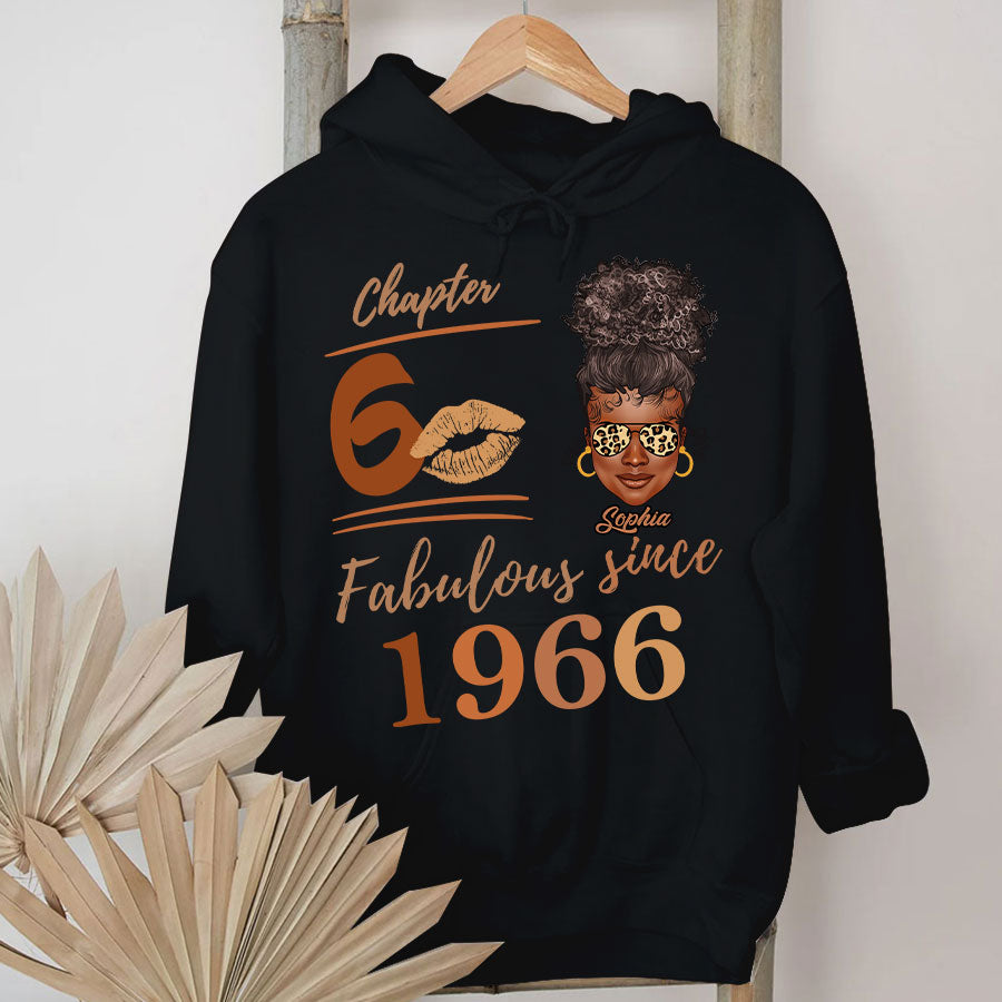 Chapter 60, Fabulous Since 1966 60th Birthday Unique T Shirt For Woman, Her Gifts For 60 Years Old , Turning 60 Birthday Cotton Shirt TLQ