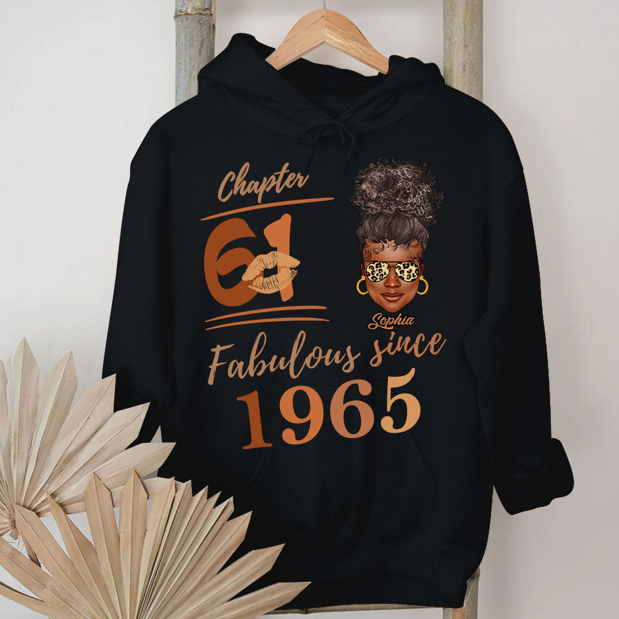 Chapter 61, Fabulous Since 1965 61st Birthday Unique T Shirt For Woman, Her Gifts For 61 Years Old , Turning 61 Birthday Cotton Shirt TLQ