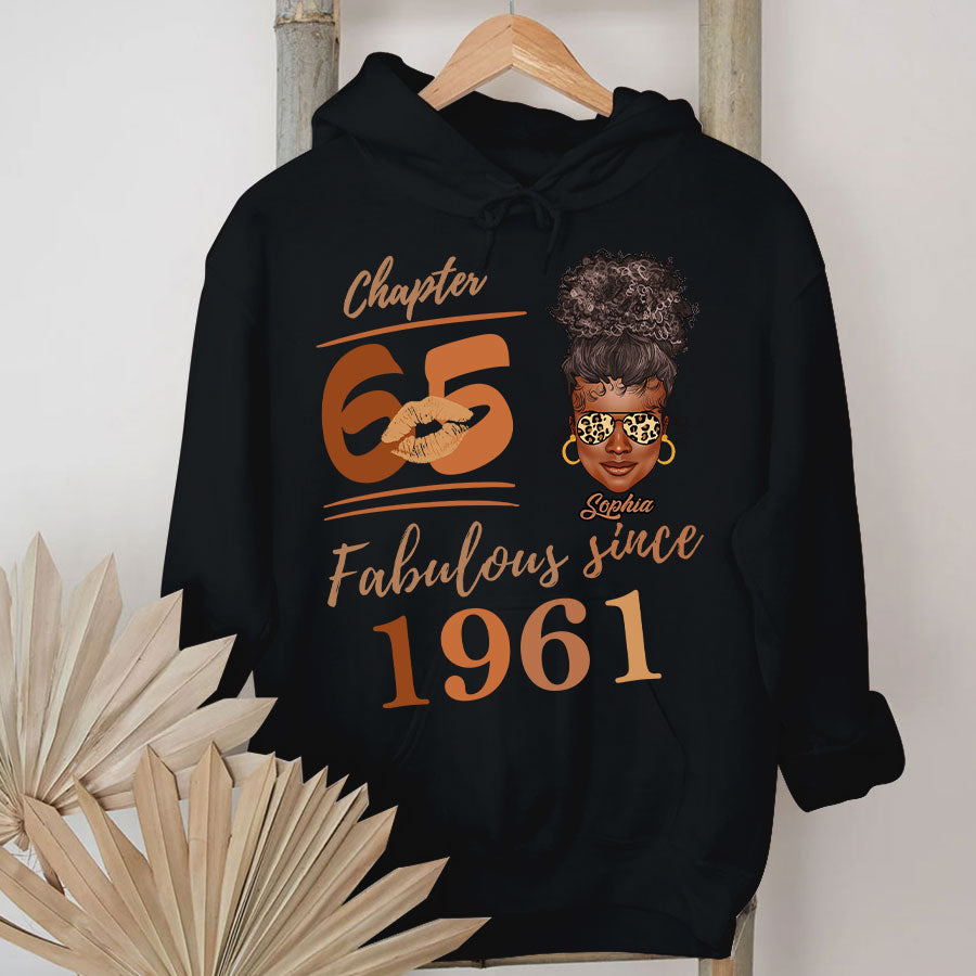 Chapter 65, Fabulous Since 1961 65th Birthday Unique T Shirt For Woman, Her Gifts For 65 Years Old , Turning 65 Birthday Cotton Shirt TLQ