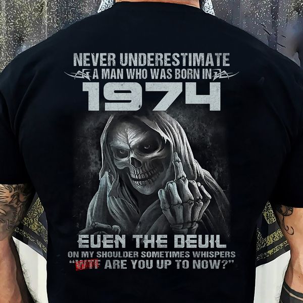 50th Birthday Gifts Ideas, 50th Birthday Shirt For His In 1974 Turning 50 Shirts 50th Birthday, T Shirts For Men