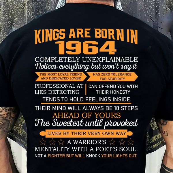 60th Birthday Gifts Ideas - 60th Birthday Shirt For His In 1964 Turning 60 Shirts 60th Birthday, T Shirts For Men