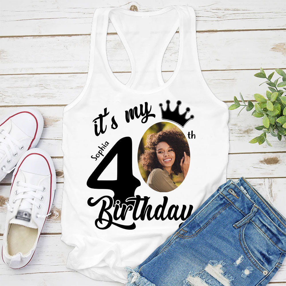 40th Birthday Shirts, Custom Birthday Shirts, Turning 40 Shirt, Gifts For Women Turning 40, 40 And Fabulous Shirt, 1985 Shirt, 40th Birthday Shirts For Her-YPT-HCT