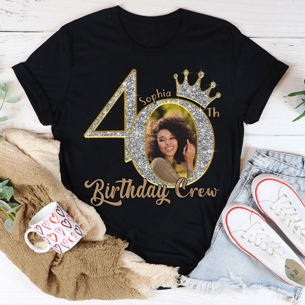 40th Birthday Shirts, Custom Photo Birthday Shirts, Turning 40 Shirt, Gifts For Women Turning 40, 40 And Fabulous Shirt, 1985 Shirt, 40th Birthday Shirts For Her - YPT-HCT