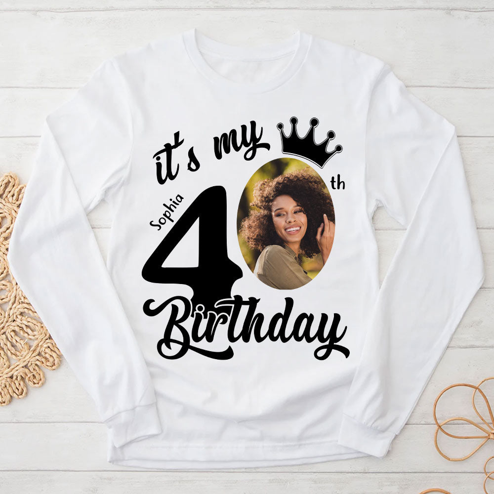 40th Birthday Shirts, Custom Birthday Shirts, Turning 40 Shirt, Gifts For Women Turning 40, 40 And Fabulous Shirt, 1985 Shirt, 40th Birthday Shirts For Her-YPT-HCT