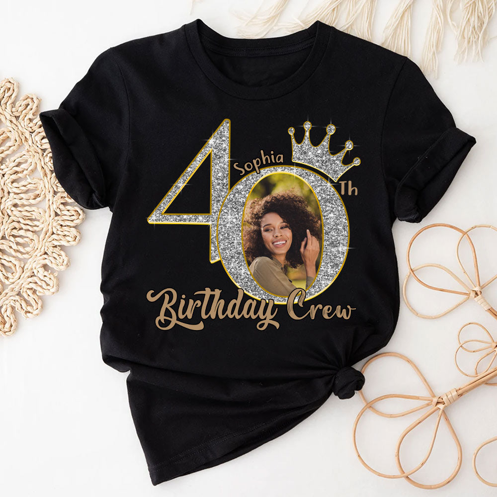 40th Birthday Shirts, Custom Photo Birthday Shirts, Turning 40 Shirt, Gifts For Women Turning 40, 40 And Fabulous Shirt, 1985 Shirt, 40th Birthday Shirts For Her - YPT-HCT