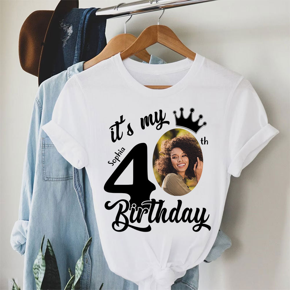 40th Birthday Shirts, Custom Birthday Shirts, Turning 40 Shirt, Gifts For Women Turning 40, 40 And Fabulous Shirt, 1985 Shirt, 40th Birthday Shirts For Her-YPT-HCT