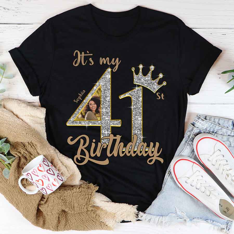 41st Birthday Shirts, Custom Birthday Shirts, Turning 41 Shirt, Gifts For Women Turning 41, 41 And Fabulous Shirt, 1984 Shirt, 41st Birthday Shirts For Her - YPT-HCT