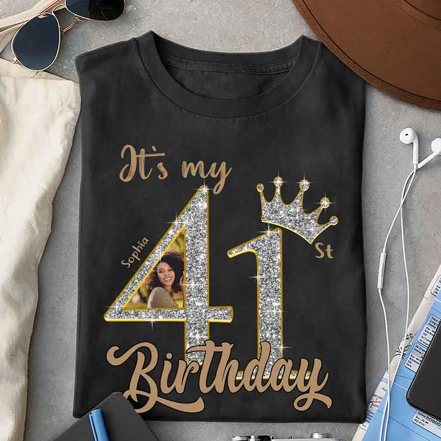 41st Birthday Shirts, Custom Birthday Shirts, Turning 41 Shirt, Gifts For Women Turning 41, 41 And Fabulous Shirt, 1984 Shirt, 41st Birthday Shirts For Her - YPT-HCT