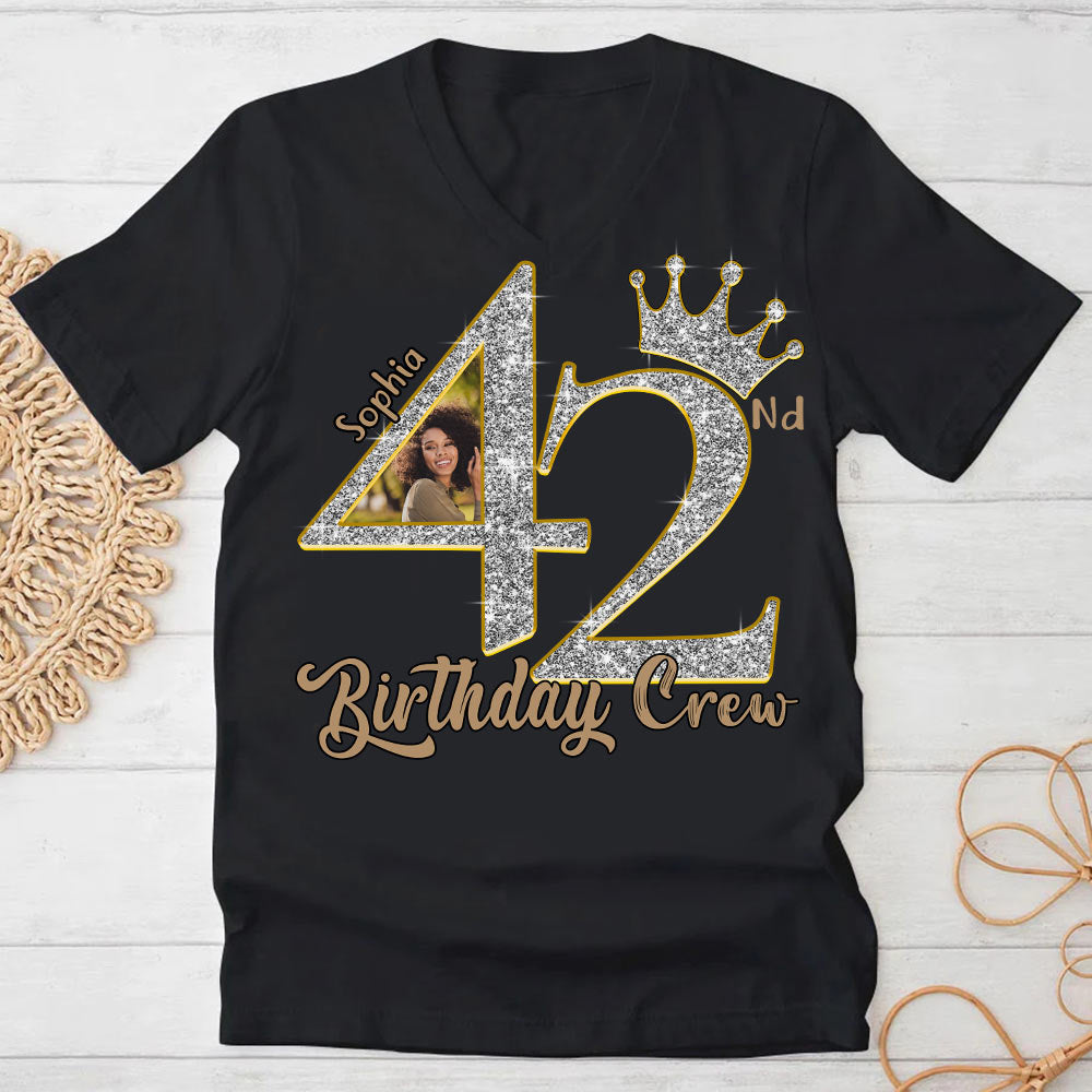 42nd Birthday Shirts, Custom Birthday Shirts, Turning 42 Shirt, Gifts For Women Turning 42, 42 And Fabulous Shirt, 42nd Birthday Shirts For Her - YPT-HCT