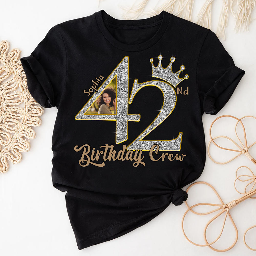 42nd Birthday Shirts, Custom Birthday Shirts, Turning 42 Shirt, Gifts For Women Turning 42, 42 And Fabulous Shirt, 42nd Birthday Shirts For Her - YPT-HCT