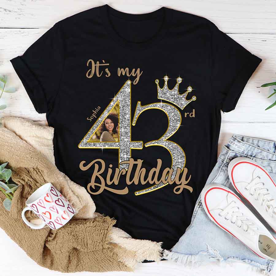43rd Birthday Shirts, Custom Birthday Shirts, Turning 43 Shirt, Gifts For Women Turning 43, 43 And Fabulous Shirt, 1982 Shirt, 43rd Birthday Shirts For Her - YPT-HCT