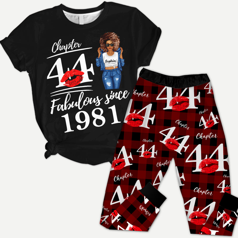 Premium Pajamas Set - Gift Ideas For 44th Birthday, 1981 Birthday Gifts Ideas, Gift Ideas 44th Birthday Woman - HCT