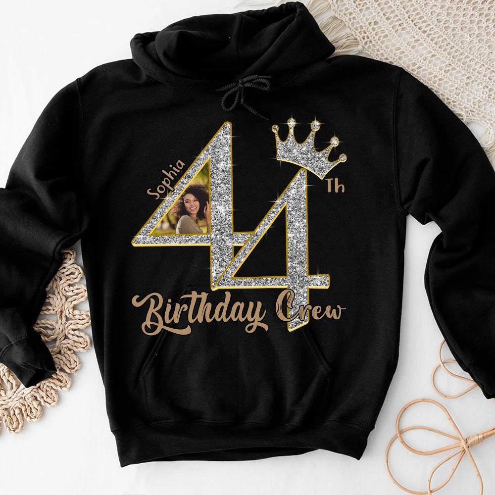 44th Birthday Shirts, Custom Photo Birthday Shirts, Turning 44 Shirt, Gifts For Women Turning 44, 44 And Fabulous Shirt, 44th Birthday Shirts For Her - YPT-HCT