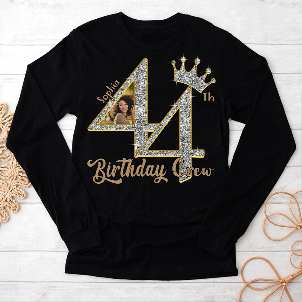 44th Birthday Shirts, Custom Photo Birthday Shirts, Turning 44 Shirt, Gifts For Women Turning 44, 44 And Fabulous Shirt, 44th Birthday Shirts For Her - YPT-HCT