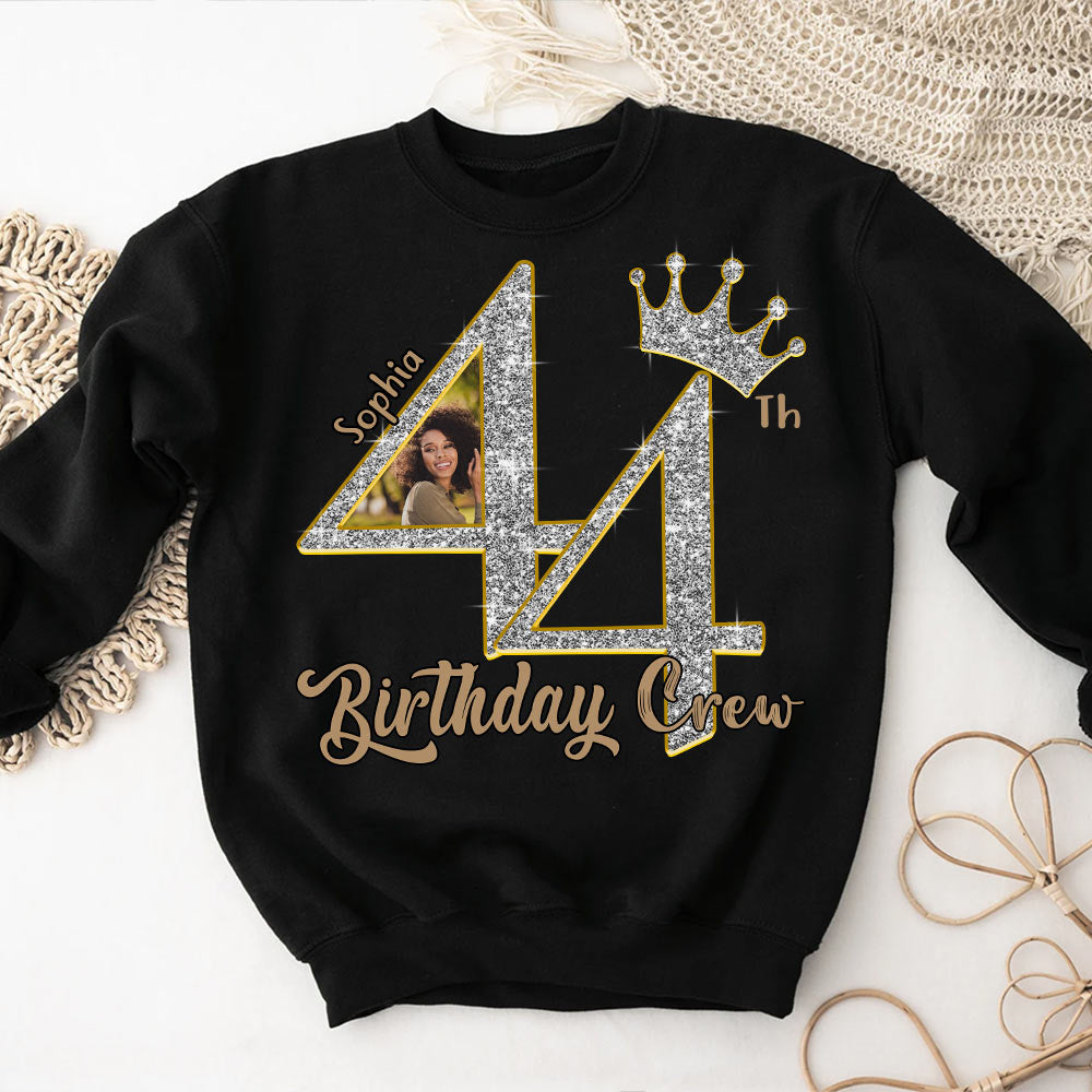 44th Birthday Shirts, Custom Photo Birthday Shirts, Turning 44 Shirt, Gifts For Women Turning 44, 44 And Fabulous Shirt, 44th Birthday Shirts For Her - YPT-HCT