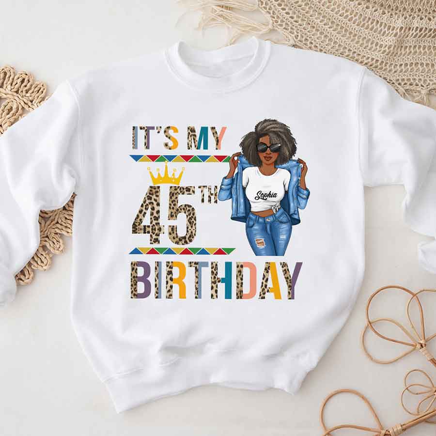 45th Birthday Shirts, Custom Birthday Shirts, Turning 45 Shirt