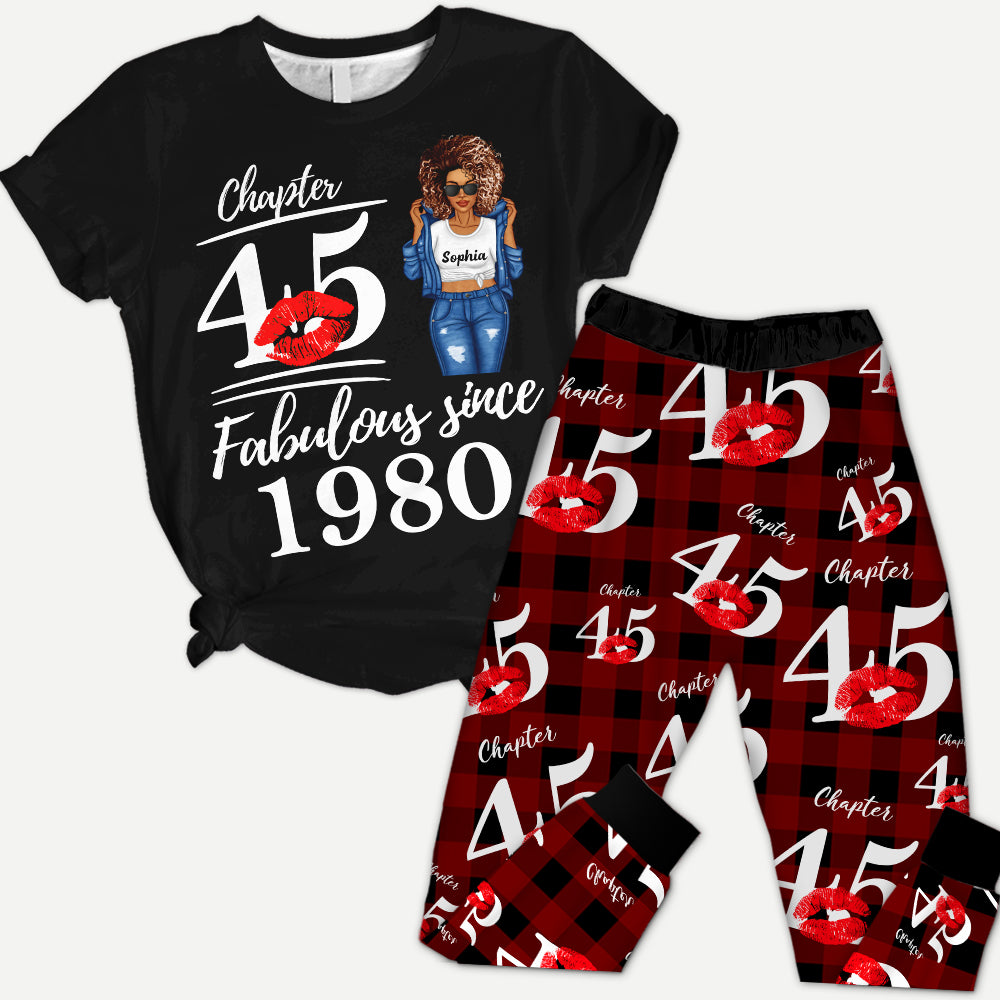 Premium Pajamas Set - Gift Ideas For 45th Birthday, 1980 Birthday Gifts Ideas, Gift Ideas 45th Birthday Woman - HCT