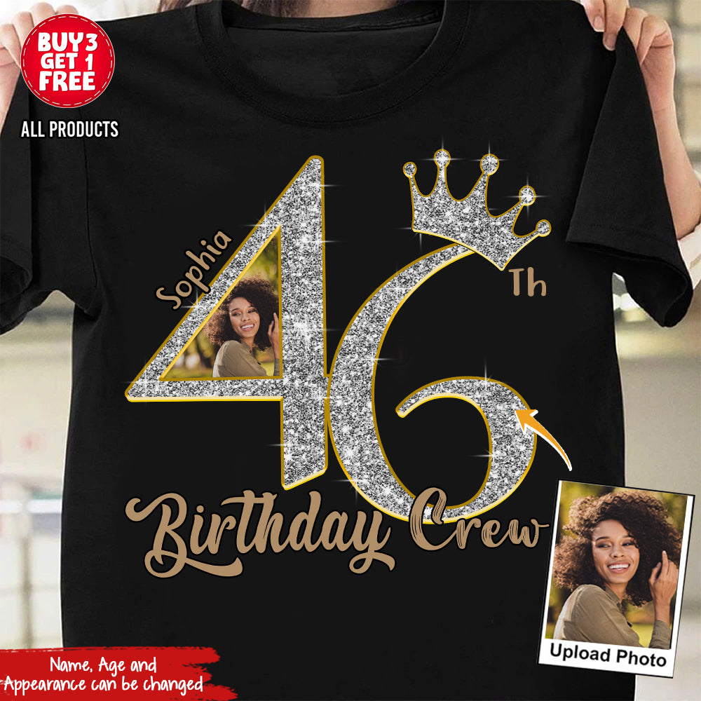 46th birthday shirts for her, Personalised 46th birthday gifts, 46 and fabulous shirt, 46th birthday shirt ideas, gift ideas 46th birthday woman-YPT-HCT
