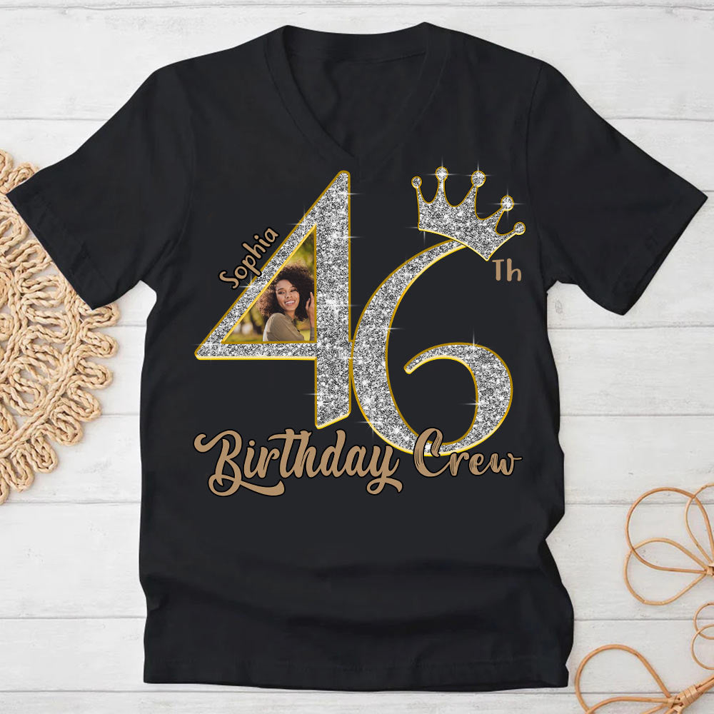 46th birthday shirts for her, Personalised 46th birthday gifts, 46 and fabulous shirt, 46th birthday shirt ideas, gift ideas 46th birthday woman-YPT-HCT