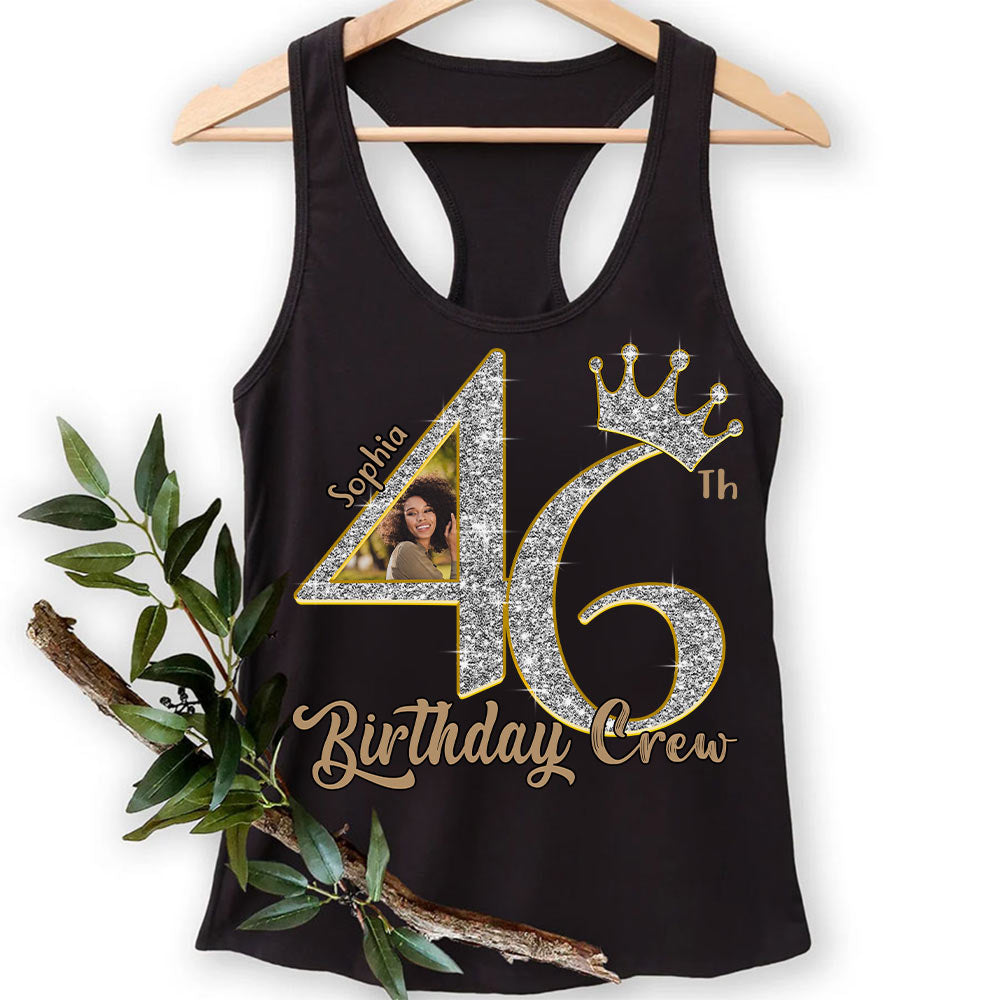 46th birthday shirts for her, Personalised 46th birthday gifts, 46 and fabulous shirt, 46th birthday shirt ideas, gift ideas 46th birthday woman-YPT-HCT