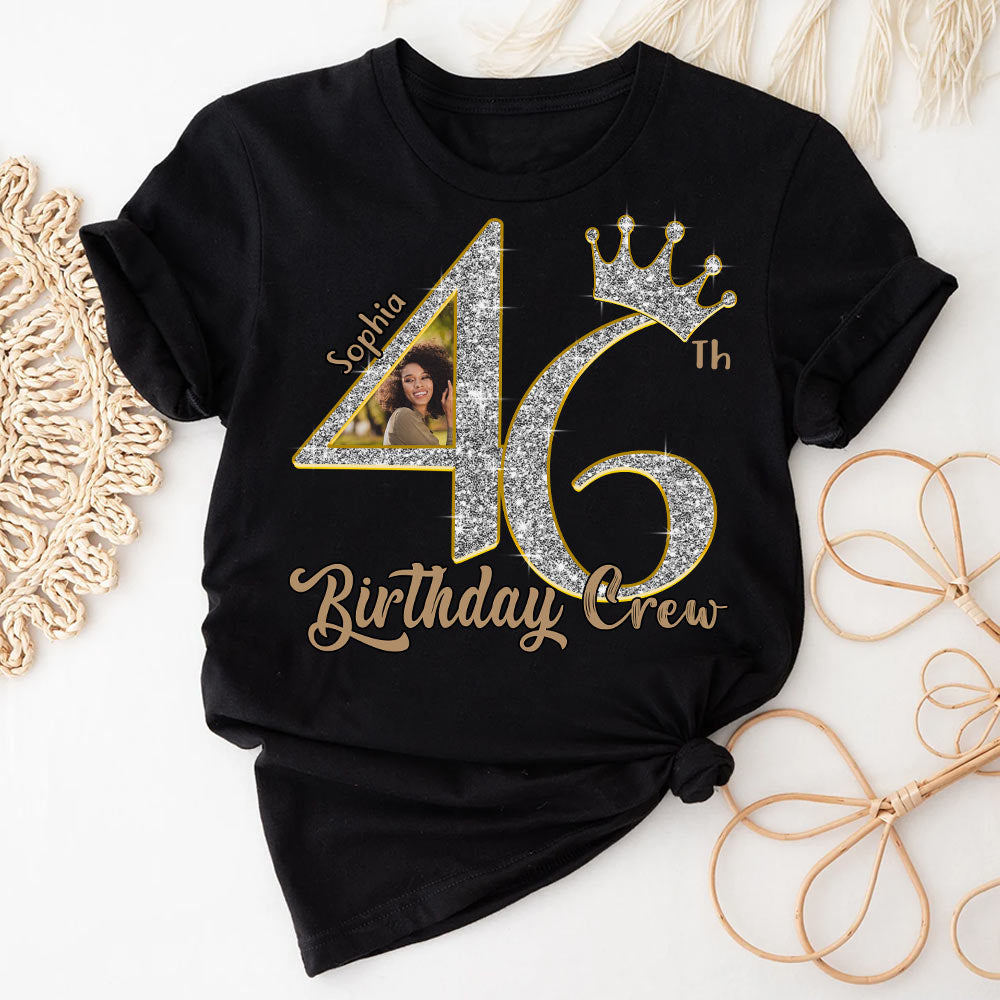 46th birthday shirts for her, Personalised 46th birthday gifts, 46 and fabulous shirt, 46th birthday shirt ideas, gift ideas 46th birthday woman-YPT-HCT