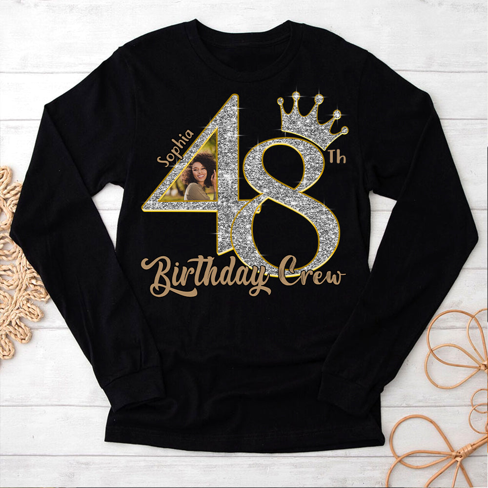 48th Birthday Shirts, Custom Photo  Birthday Shirts, Turning 48 Shirt, Gifts For Women Turning 48, 48 And Fabulous Shirt, 48th Birthday Shirts For Her - YPT-HCT