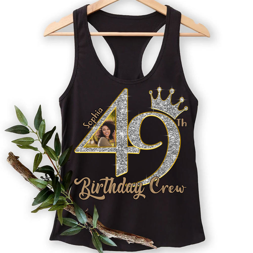 49th Birthday Shirts, Custom Photo Birthday Shirts, Turning 49 Shirt, Gifts For Women Turning 49, 49 And Fabulous Shirt, 49th Birthday Shirts For Her - YPT-HCT