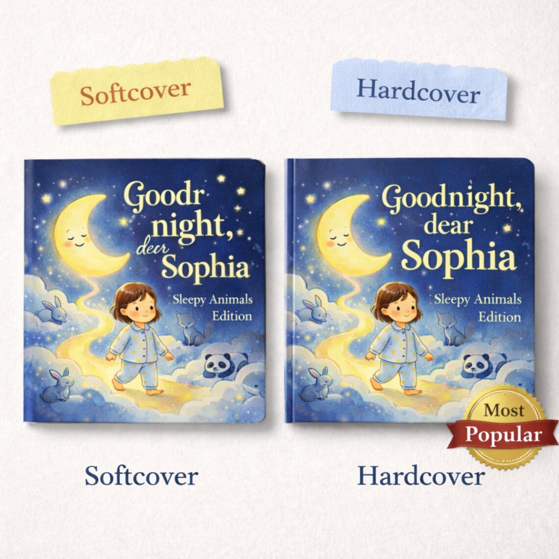 Personalized Bedtime Story Book for Kids – Custom Name Good Night Book – Baby Shower Gift, Newborn Gift, Birthday Gift for Kids