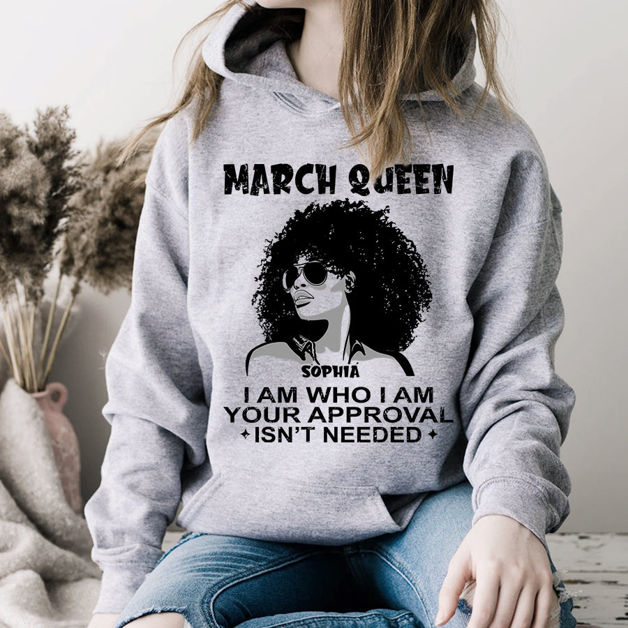 Custom Birthday Shirt, March Birthday Shirts For Woman, March Birthday Gifts