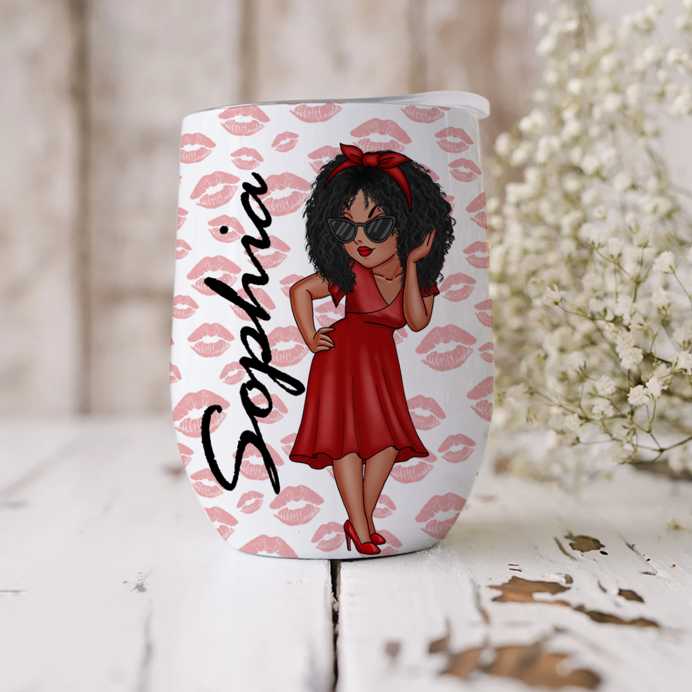 Personalized 50th Birthday Gifts, Fifty Tumbler, Personalized Wine Tumbler - 50th Gift Ideas For Her