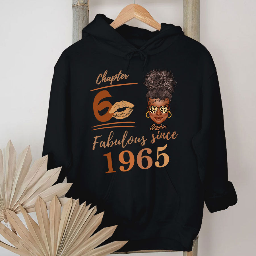 Chapter 60, Fabulous Since 1965 60th Birthday Unique T Shirt For Woman, Her Gifts For 60 Years Old , Turning 60 Birthday Cotton Shirt TLQ