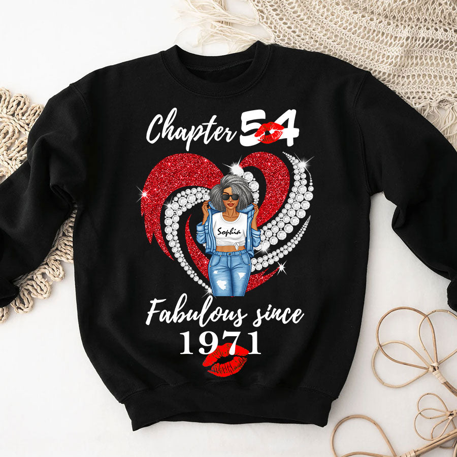 Personalised 54th Birthday Gifts, 1971 T Shirt, Gift Ideas 54th Birthday Woman - TLQ