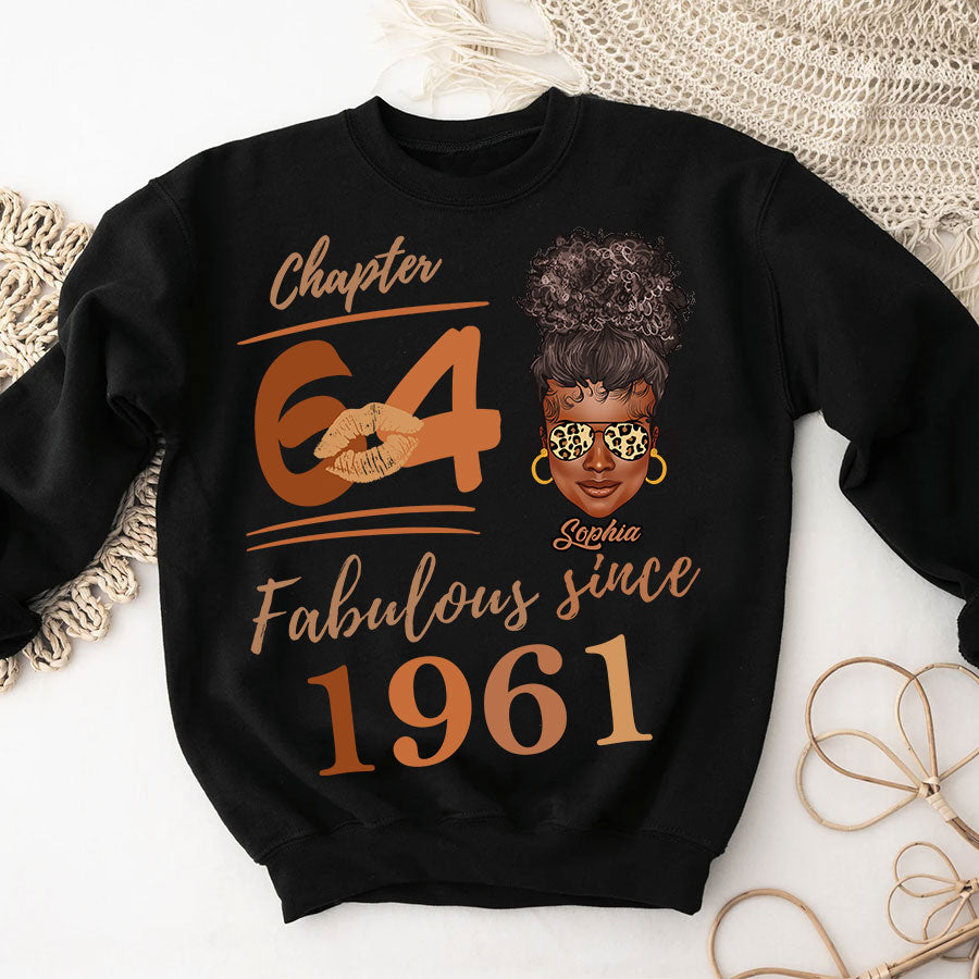 Chapter 64, Fabulous Since 1961 64th Birthday Unique T Shirt For Woman, Her Gifts For 64 Years Old , Turning 64 Birthday Cotton Shirt TLQ