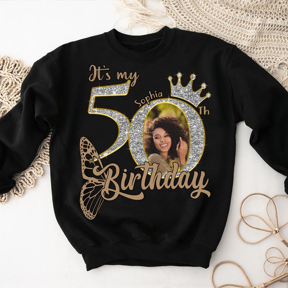 50th Birthday Shirts, Custom Birthday Shirts, Turning 50 Shirt, Gifts For Women Turning 50, 50 And Fabulous Shirt, 50th Birthday Shirts For Her - YPT-HCT