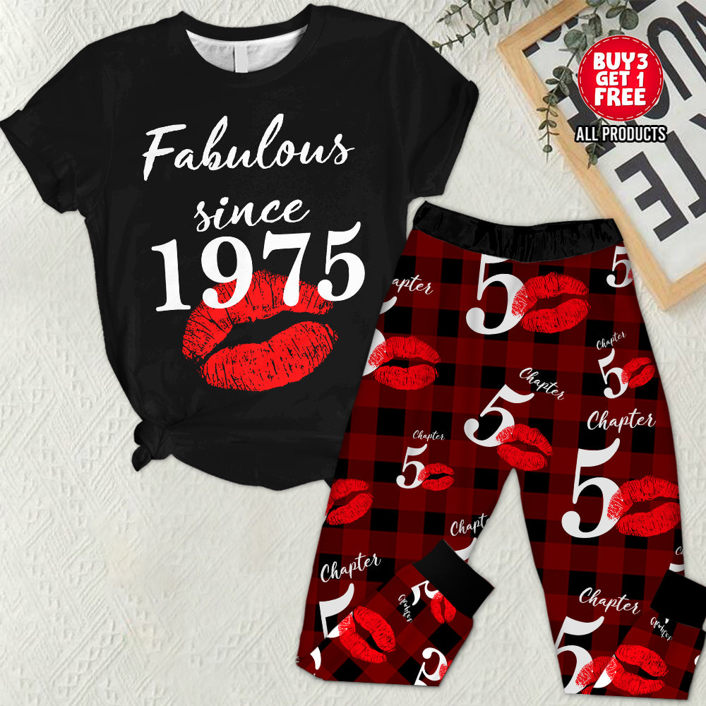 Premium Pajamas Set - Gift Ideas For 50th Birthday, 1975 Birthday Gifts Ideas, Gift Ideas 50th Birthday Woman - HCT