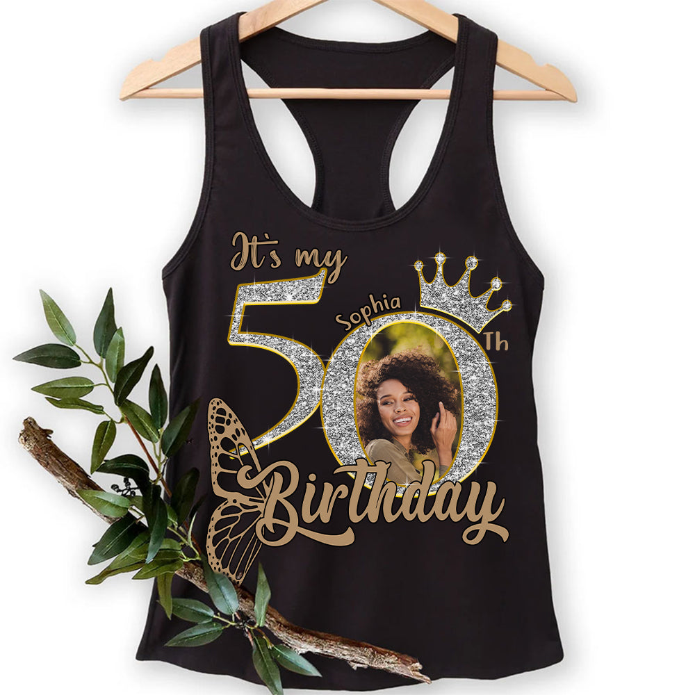 50th Birthday Shirts, Custom Birthday Shirts, Turning 50 Shirt, Gifts For Women Turning 50, 50 And Fabulous Shirt, 50th Birthday Shirts For Her - YPT-HCT