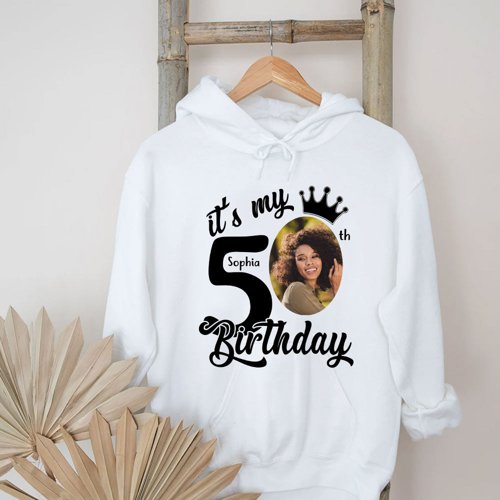 50th Birthday Shirts, Custom Birthday Shirts, Turning 50 Shirt, Gifts For Women Turning 50, 50 And Fabulous Shirt, 50th Birthday Shirts For Her - YPT-HCT